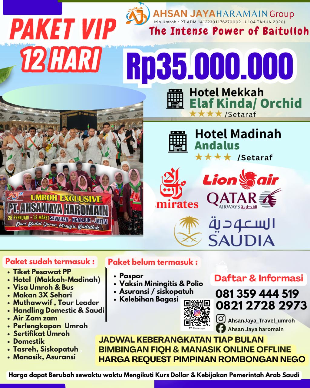 Umroh VIP 12 Hari